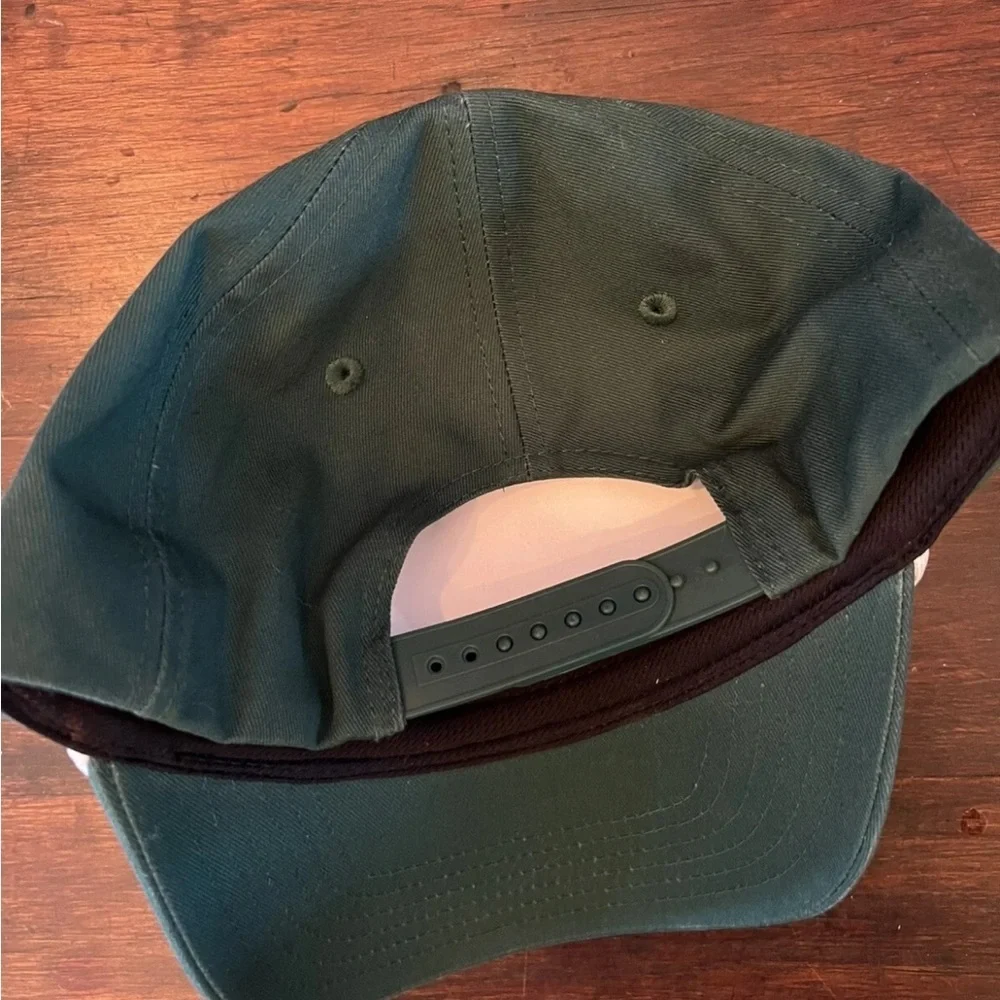 NEW Hansen Surfboards Encinitas, CA Green Cotton Snapback Hat Cap One Size